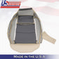 2005 to 2009 For Ford Mustang V6 Driver & Passenger Bottom Leather Covers in Tan