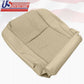 Fit 2006- Lexus IS250-IS350 DRIVER Bottom Seat Cover Perforated Leather (Tan)