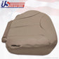 2002 GMC Sierra 3500 Passenger Side Bottom Leather Seat Cover Med Neutral Tan