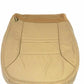 2000 2001 Ford Excursion Limited Driver-Side Bottom Leather-Seat Cover Parchment