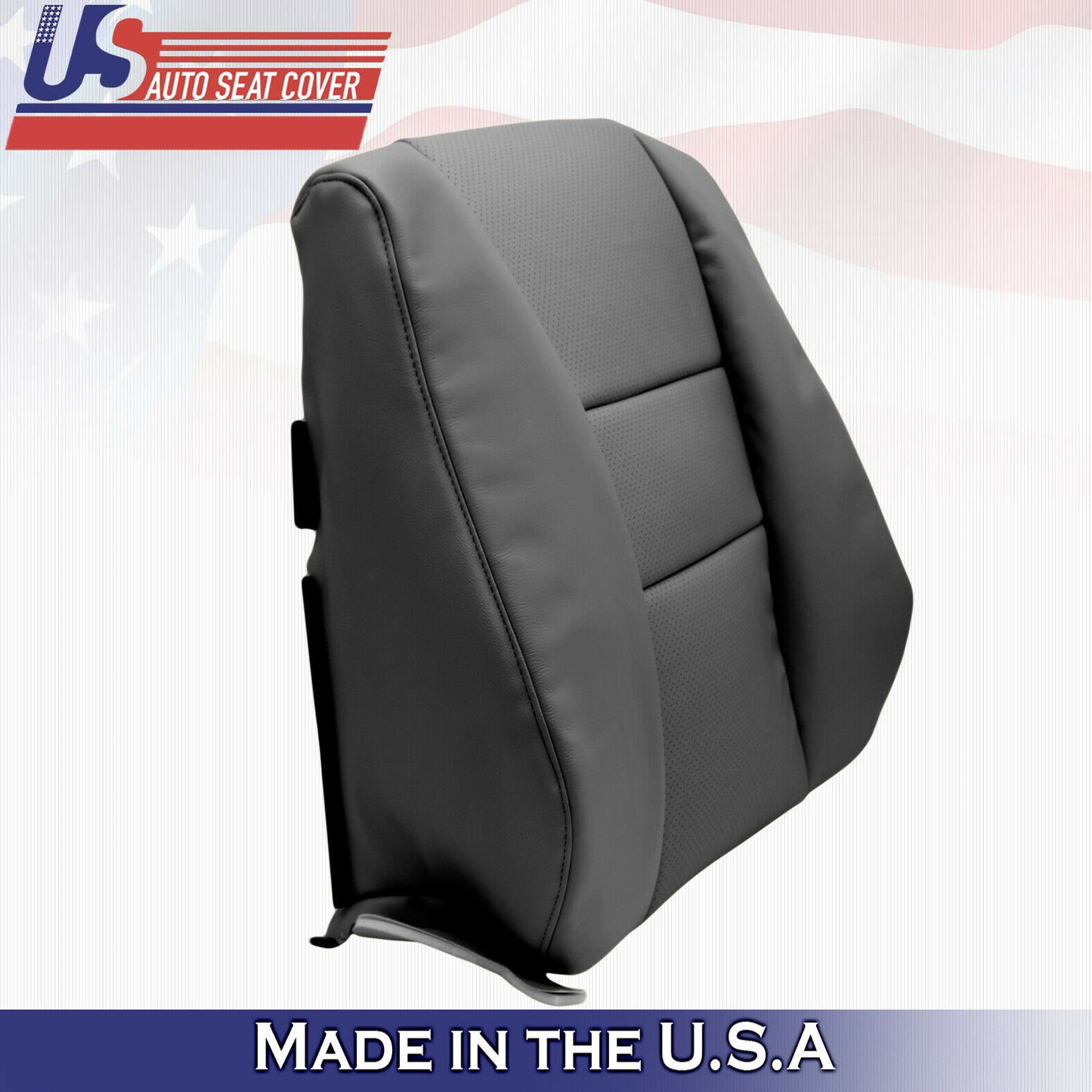 PASSENGER Top Leather Seat Cover Black For 2005 2006 2007 2008 Acura RL