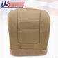 2001 Ford F-350 Dually Lariat Driver Bottom Leather Seat Cover Parchment TAN