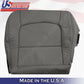 Passenger Side Bottom Leather Seat Cover Color Gray Fit 1998 to 2007 Lexus LX470