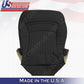 1997 -2004 Chevy Corvette Perforated Bottoms Leather Seat Cover Black