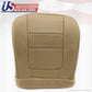 2001 Ford F-350 Lariat Driver Bottom Lean Back Leather Seat Cover Parchment TAN