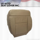 2007 Ford F150 F 150 Driver Bottom Leather Seat Cover Pebble Tan/Replacement
