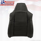 2008 2009 2010 Ford F450 F550 Lariat Driver Bottom/Top Leather Seat Covers-Black