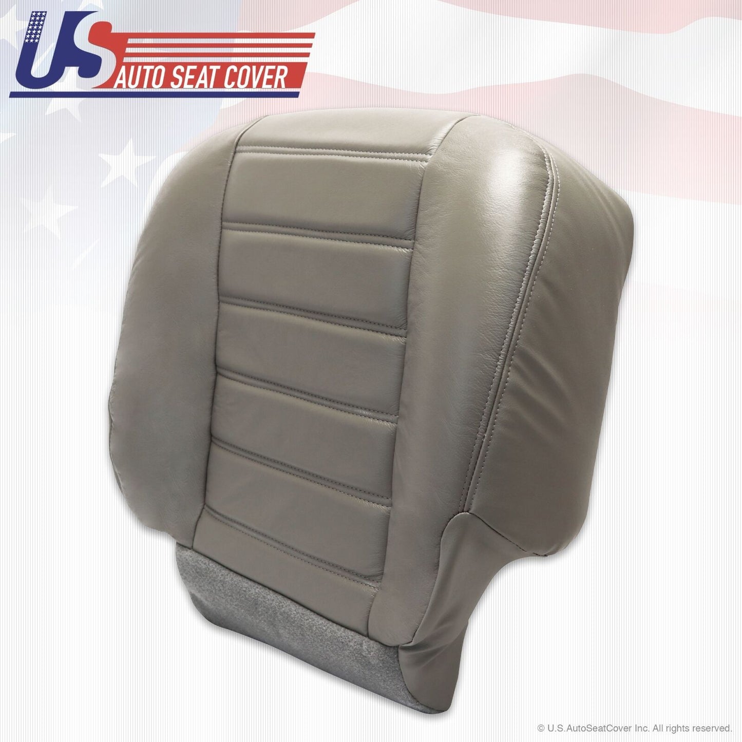 03 04 05 06 07 Hummer H2 Driver Side Bottom' Synthetic Leather Seat Cover Gray