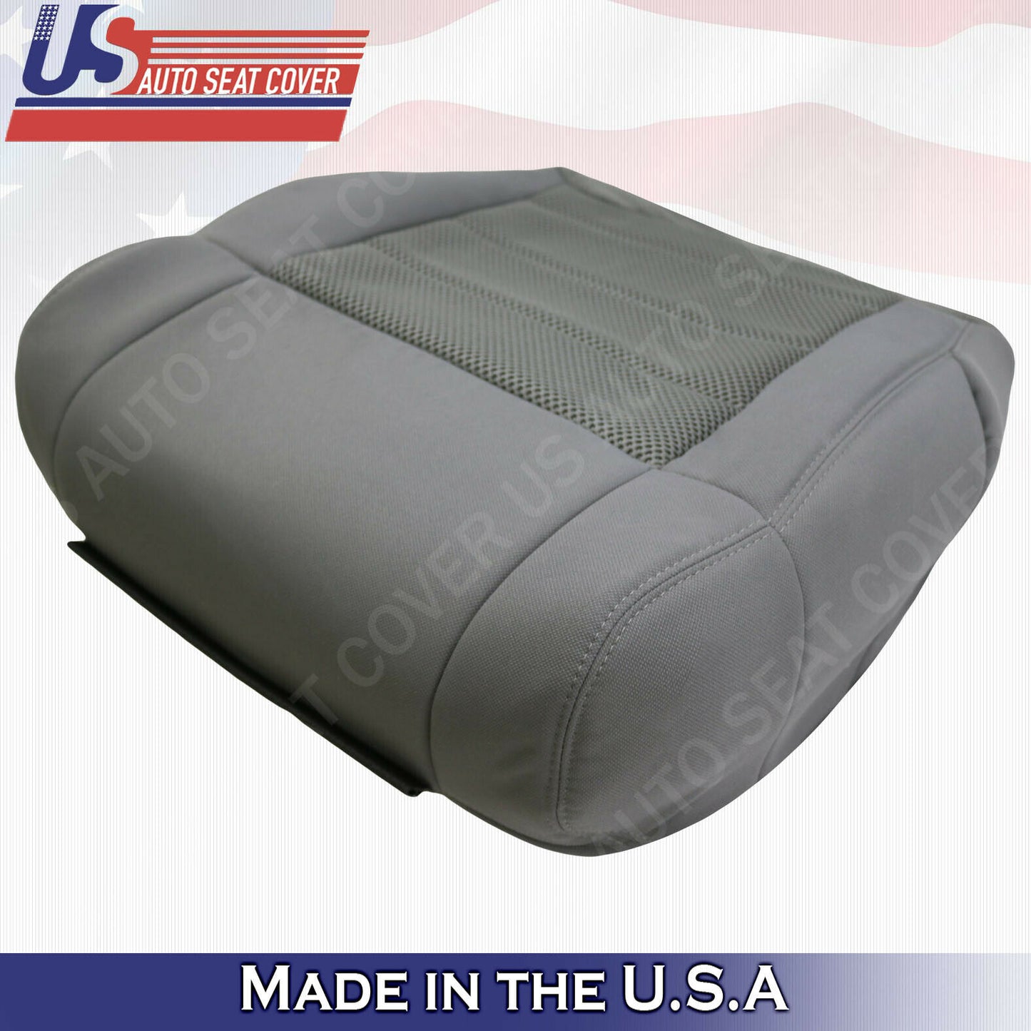 2007 2008 2009 2010 Jeep Wrangler Driver Passenger Bottoms Cloth Seat Cover Gray