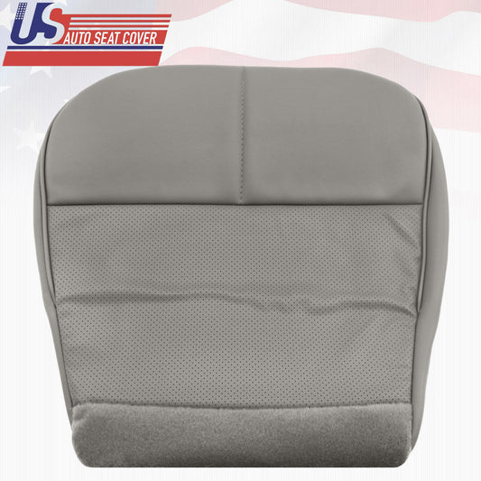 Driver Side Bottom Vinyl Seat Cover Gray 1992 to 1999 Ford E250 Cargo Van