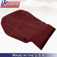 1995 to 1999 GMC Yukon Sierra Passenger Bottom Cloth Seat Cover Ruby Red
