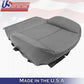 2014 to 2019 Chevy Silverado Work Truck HD-Driver Bottom VINYL Seat Cover Gray