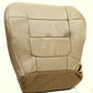 2001 2002 Ford F-150 Lariat FX4 Super Crew Driver Bottom Leather Seat Cover Tan