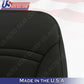 1997 -2004 Chevy Corvette Perforated Bottoms Leather Seat Cover Black