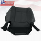 2015 2016 Ford F450 F550 Lariat Driver Bottom Perforated Leather Seat Cover Blk