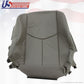 2003 - 2006 Chevy Suburban Passenger Bottom Leather Seat Cover gray with cut off