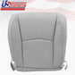 Fits 2005 Lexus RX330 - DRIVER Bottom Leather Replacement Seat Cover Gray