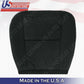 2007 2008 GMC Sierra Driver Side Bottom Cloth Seat Cover Replacement "Black"