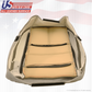 2010 Ford F250 F350 Lariat Driver & Passenger Bottom Leather Seat Cover Tan