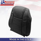 2005 to 2009 For Ford Mustang V6 Driver Side Top Leather Seat Cover in Black