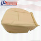 2007 to 2012 Chevy Avalanche Driver Bottom Leather Seat Cover Tan