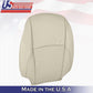 2009 Lexus ES350 Passenger Side Top Perforated Leather Seat Cover Light Tan