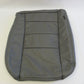 2002 to 2007 Ford F250 F350 Lariat passenger Bottom Leather Seat Cover Gray Med