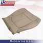 2011- 2014 Ford F150 Lariat Passenger Bottom PERFORATED Leather Cover Adobe Tan