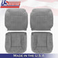 1995 to 1999 For Chevy Silverado 2 Tops 2 Bottoms 2Armrest Cloth Seat Cover Gray