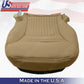 1999-2004 Chevrolet Corvete Driver Passenger lower Perforated Leather cover Tan