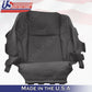 Fits 2006 2007 Lexus IS 350 Passenger Bottom Seat Cover-Perforated Leather-Black