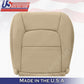 Driver Passenger Bottom Leather Seat Cover in Tan fits 1992-2001 Lexus SC300