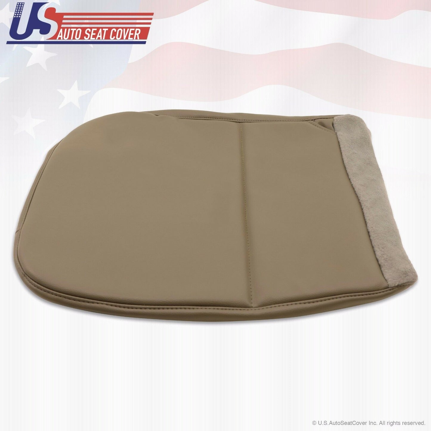 2008 Ford F250 F350 F450 F550 XL Driver Side Bottom Vinyl Seat Cover Tan