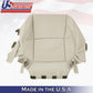 For 2010 2011 2012 Lexus ES350 PASSENGER Bottom Leather Seat Cover Light Tan