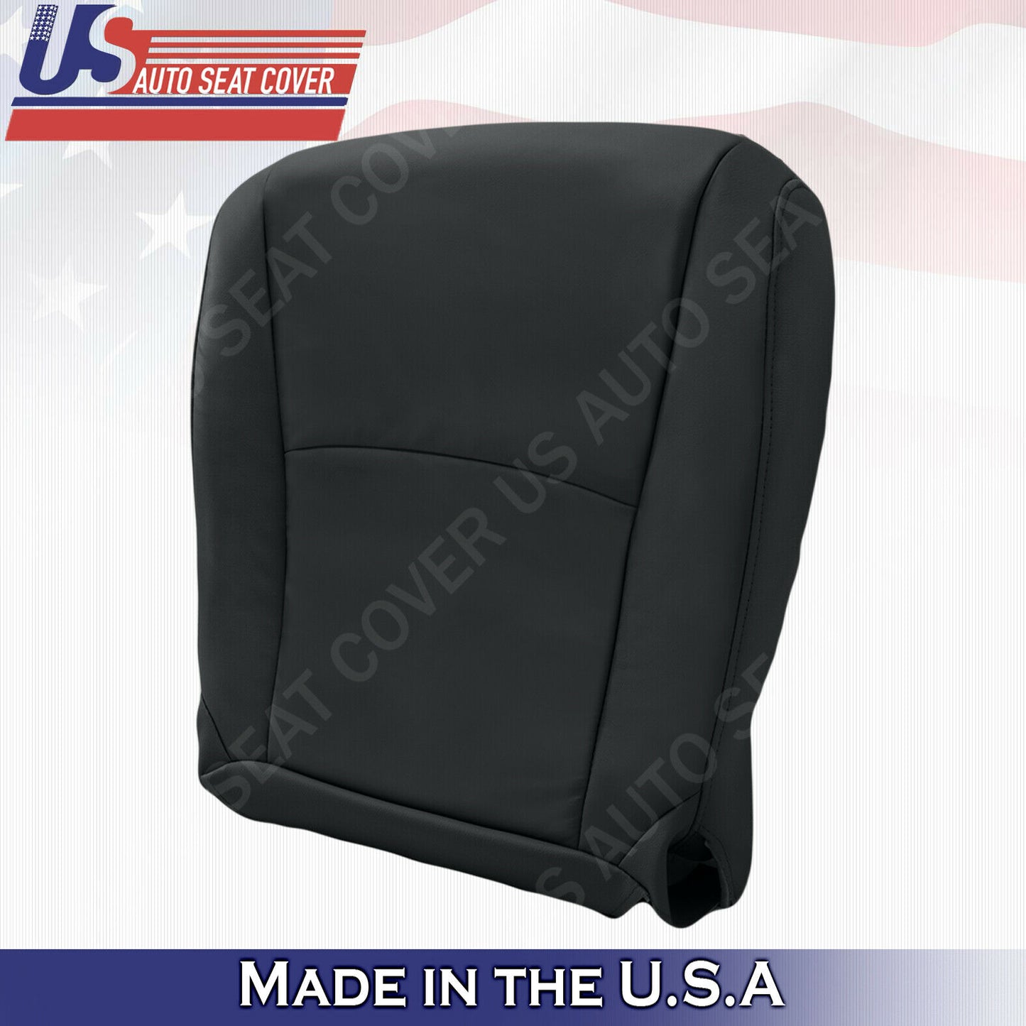 For Toyota Highlander 2008 to 2013 Driver & Passenger Bottom Leather Cover Black