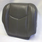 2003 To 2006 GMC Sierra Passenger Bottom Leather Seat Cover Dark Pewter
