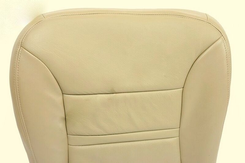 2000 Ford Excursion XLT 4WD Driver Bottom Leather Seat Cover Replacement Tan