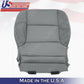 DRIVER PASSENGER Bottom Cloth Seat Cover Dark Ash Gray 2014-2018 Chevy Silverado