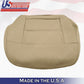Fits 2010 to 2013 Mercedes Benz E350 Driver Passenger Bottom Leather Cover Tan