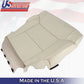 Fits 2014 to 2018 Toyota Tundra PASSENGER Bottom Leather Seat Cover Sand Beige
