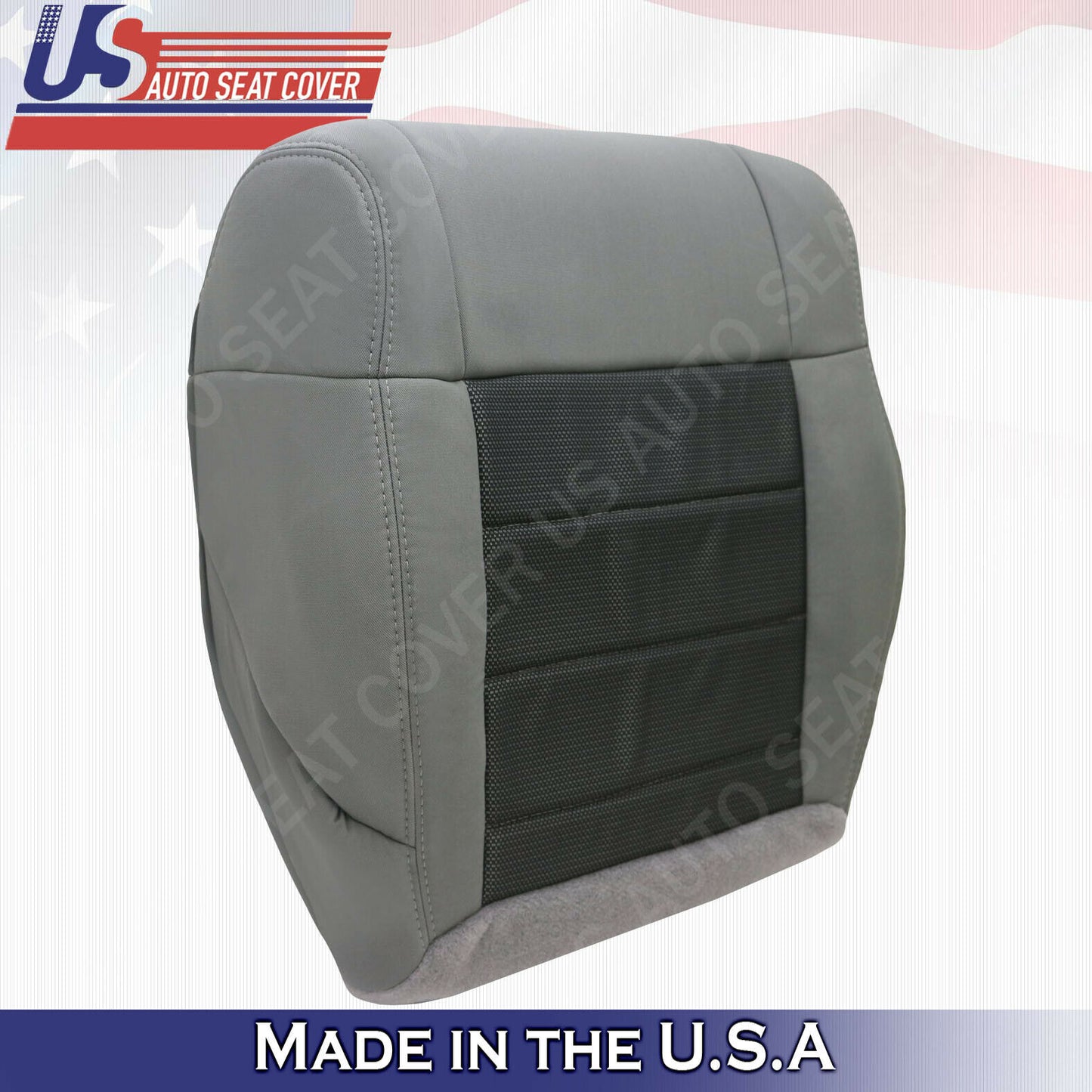 PASSENGER BOTTOM Fabric Cover Dk Gray 2008 2009 2010 Jeep Wrangler Unlimited