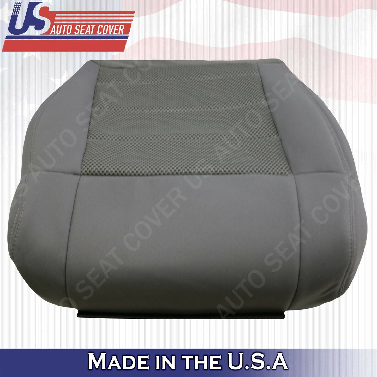 2007 2008 2009 2010 Jeep Wrangler Driver Passenger Bottoms Cloth Seat Cover Gray