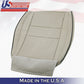2019 2020 Jeep Grand Cherokee Overland PASSENGER BOTTOM Leather Cover Tan Frost