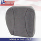 For 1992 -1996 Ford Bronco XLT Front Passenger Side Bottom Cloth Seat Cover Gray