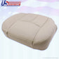 2003 - 2006 Cadillac Escalade Driver & Passenger Bottom Leather Seat Covers Tan