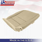 Driver Passenger Bottom Perforated Leather Cover Tan For Acura MDX 2007 to 2012