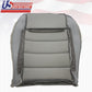 2007 Dodge Charger R/T SE SXT Driver Bottom Replacement Leather Seat Cover Gray