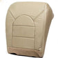 2000 Ford F250 F350 Lariat Driver and Passenger Bottom Leather Seat Covers Tan