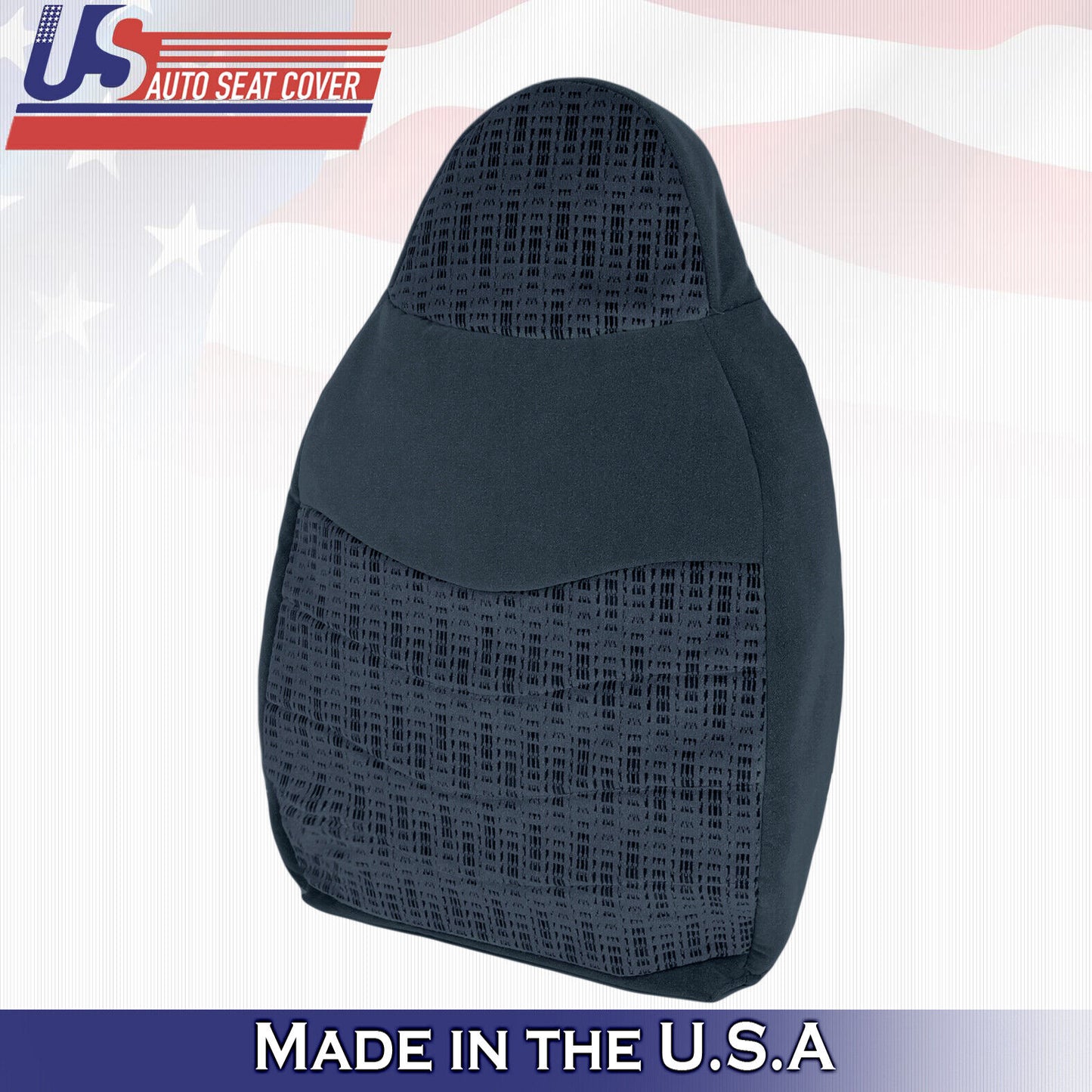 2000 For Ford F450 F550 XLT Passenger Side Top & Bottom Cloth Seat Covers Blue