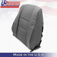 Fits For 2005 2006 2007 2008 Acura RL PASSENGER Top Leather Seat Cover Gray